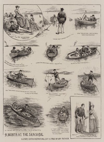 A Month at the Seaside by William Ralston